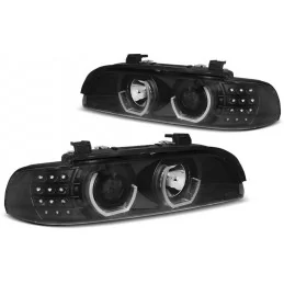 Front headlights angel eyes 3D BMW series 5 E39