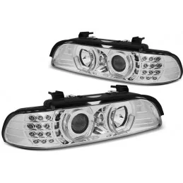 Headlights angel eyes 3D led BMW series 5 E39