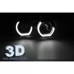 Headlights angel eyes 3D led BMW series 5 E39