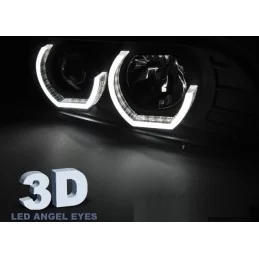 Headlights angel eyes 3D led BMW series 5 E39