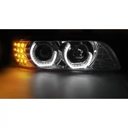 Headlights angel eyes 3D led BMW series 5 E39