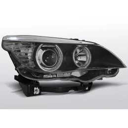 Front headlights CCFL BMW series 5 black