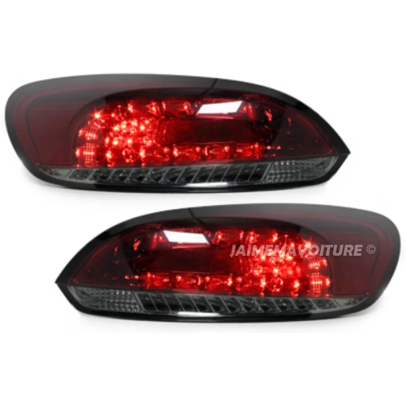 Feux arrières Led Scirocco Rouge Fumé 