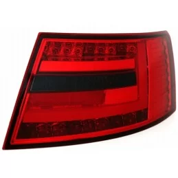 Rear lights tube led red white Audi A6 6 pines