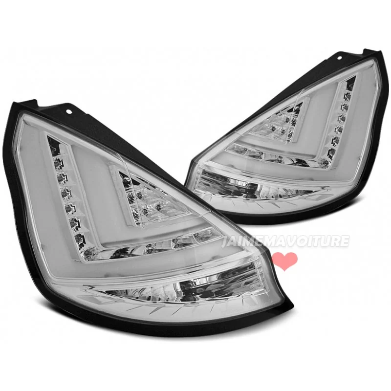 Taillights tube led Ford Fiesta facelift