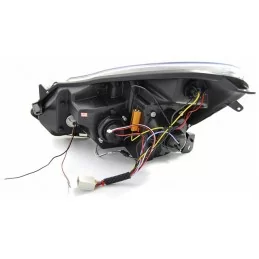 LED headlights for Opel Corsa D - Black