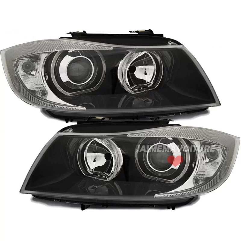 Admitir núcleo Asco Faros delanteros ojos ángel BMW Serie 3 E90 E91 tuning