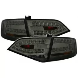 Audi A4 B8 black smoked Led taillights