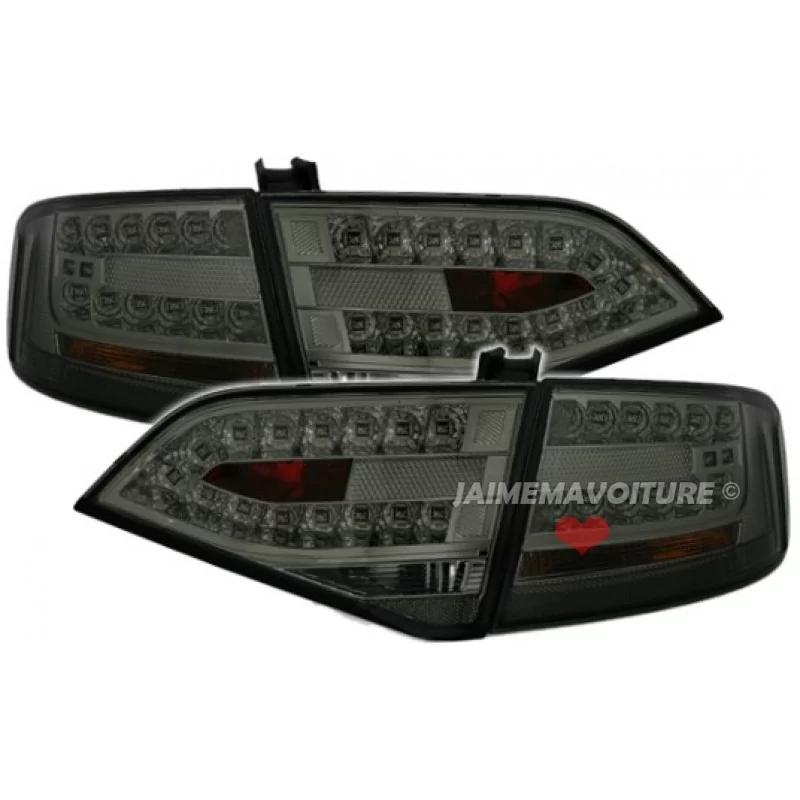 Bakljus Audi A4 B8 Led Smoked svart Bakljus Audi A4 B8 Led Smoked svart