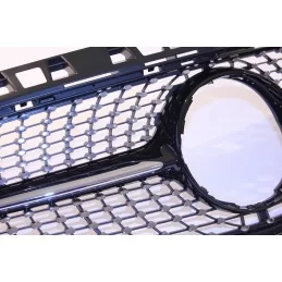 Diamond grille Mercedes class A black chrome