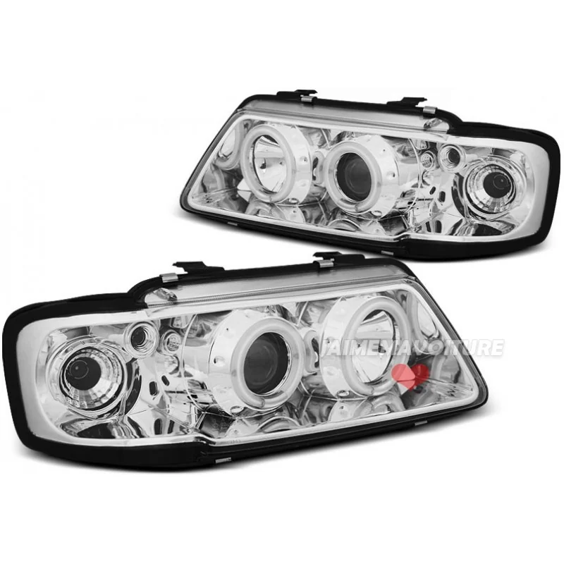 Front headlights angel eyes CCFL Audi A3