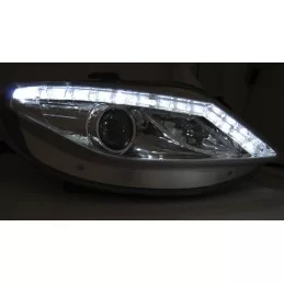 Front headlights daytime Seat Ibiza 6J led turn signals