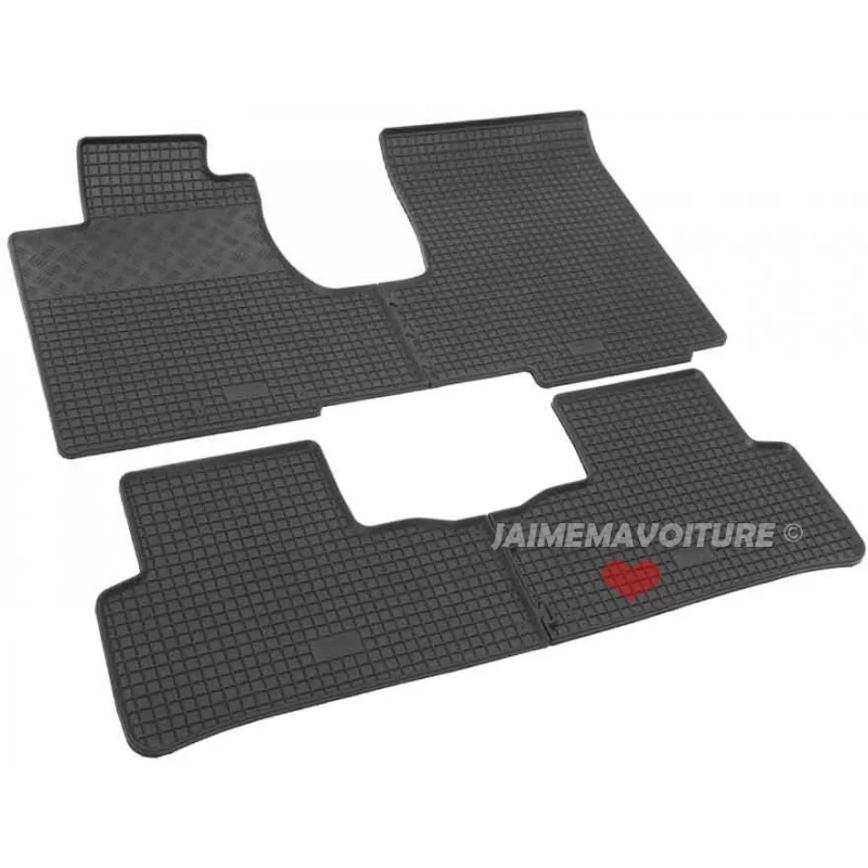 Tapis caoutchouc Honda CR-V III RE1-RE5/RE7 avec tunnel 06-11