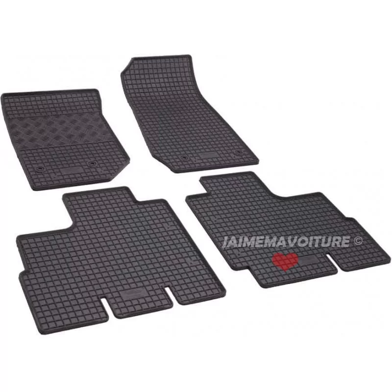 Goma alfombra Jeep Wrangler JK 07-.