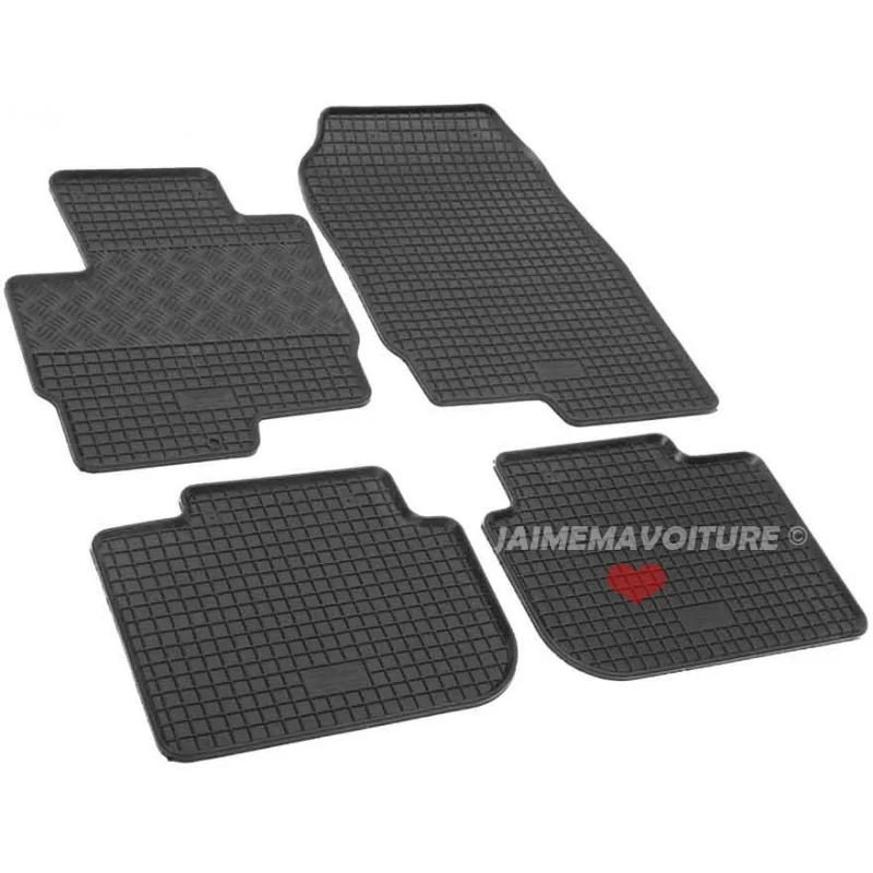 Tapis caoutchouc Mitsubishi Colt VI Z2/Z3 Facelift 5 portes 08-12