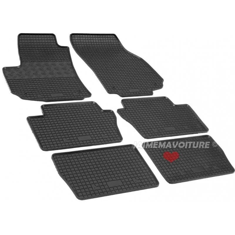 Tapis caoutchouc Opel Zafira B A05 7 places 05-