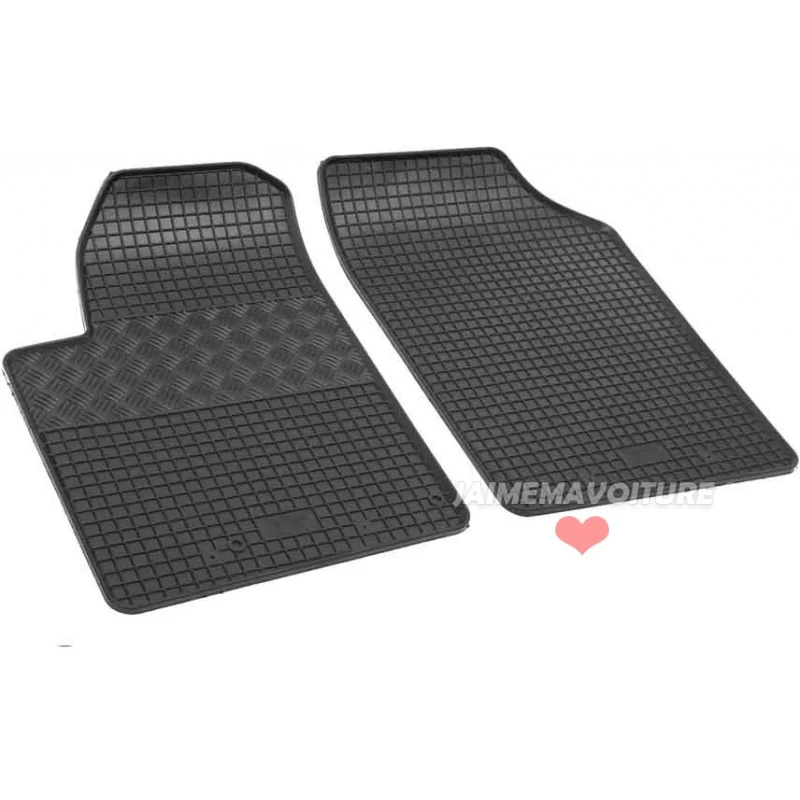 Tapis caoutchouc Peugeot Partner I 2 places 96-08