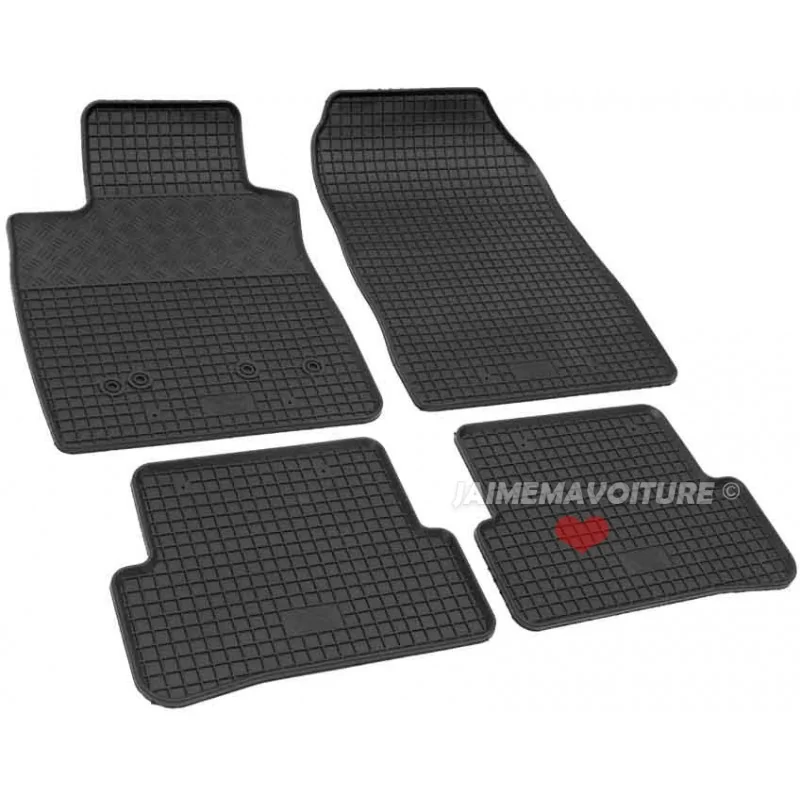 Tapis de voiture - Sur Mesure pour CLIO 4 (2012 - 2019) - 4 pièces