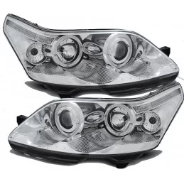 Front headlights angel eyes Citroën C4