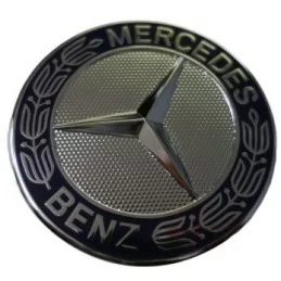 Logo Mercedes hood engine shield