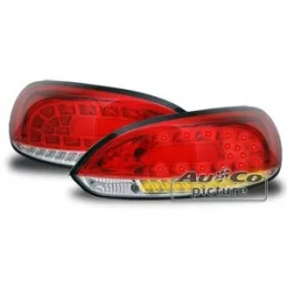 Luces traseras Led blancas Scirocco rojo