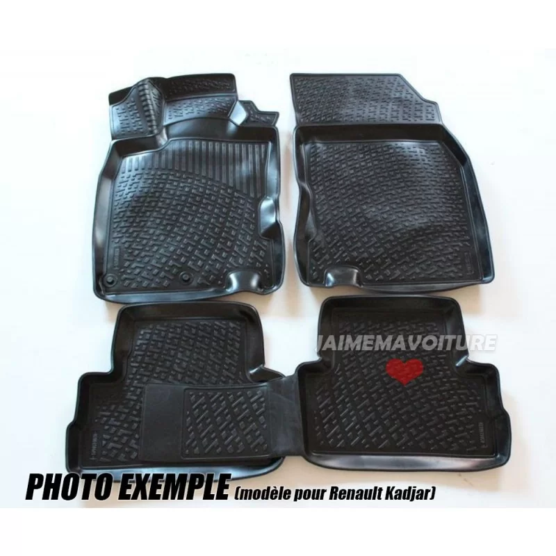 Tapis 3D caoutchouc BMW 5-er Limousine F10 Facelift / Touring F11 Facelift