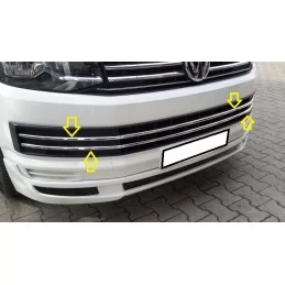 Added chrome bumper before VW T6