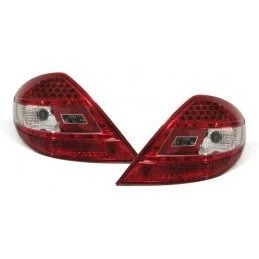 Paar Lichter hinten LED Mercedes SLK R171 rot weiß
