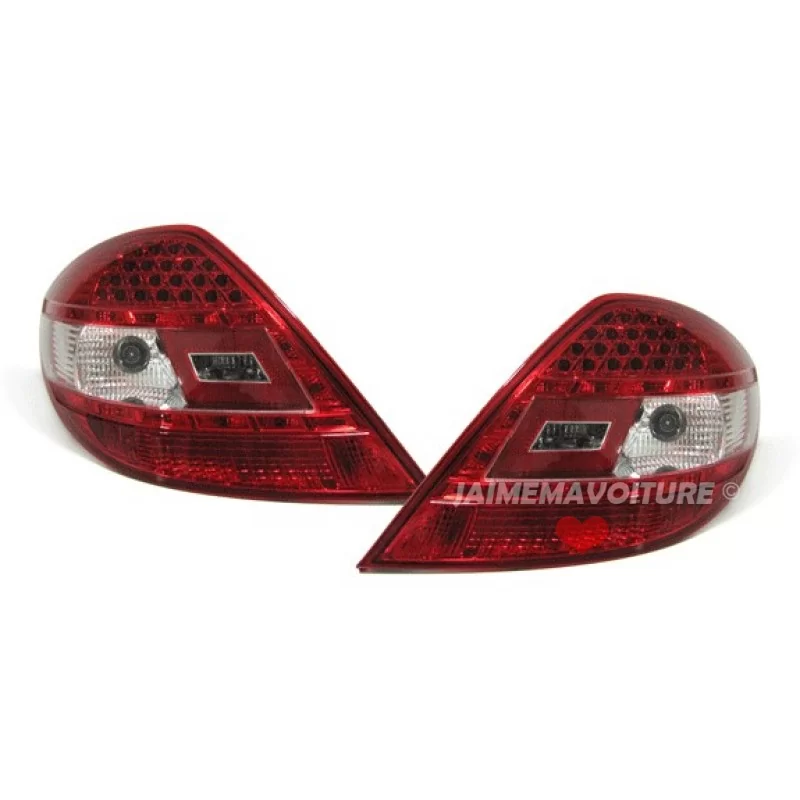 Paar LED achterlichten Mercedes SLK R171 Rood Wit