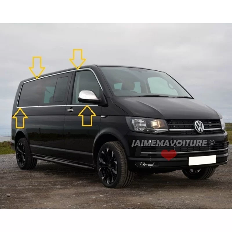 Contour de vitre complet (SWB) (Une porte) VW T6 Contour de vitre complet (SWB) (Une porte) VW T6