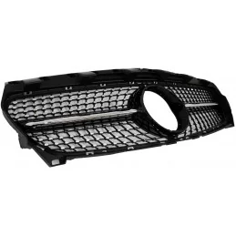 Diamond grille Mercedes class A black chrome