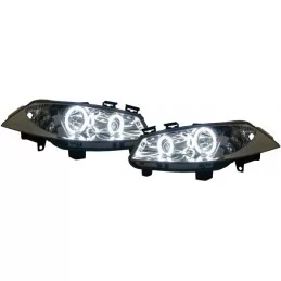 Koplampen Angel eyes CCFL Renault Megane 2 Chroom