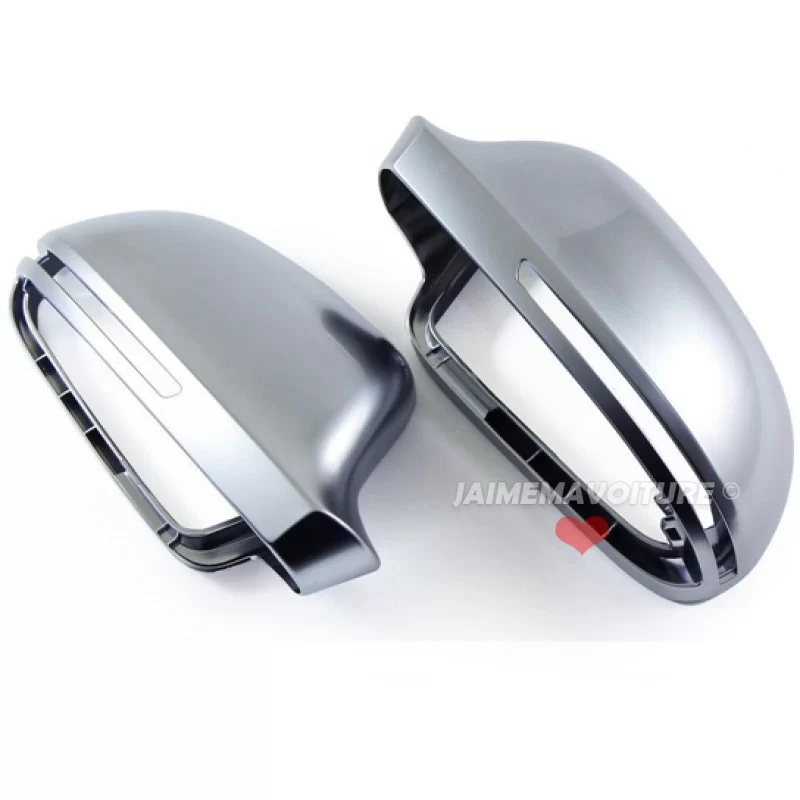 Matte aluminium spiegelkappen S3 S4 S5 S6 Matte aluminium spiegelkappen S3 S4 S5 S6
