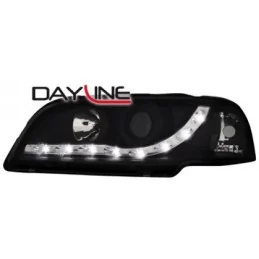 Duivelsogen LED koplampen Volvo S40 Zwart