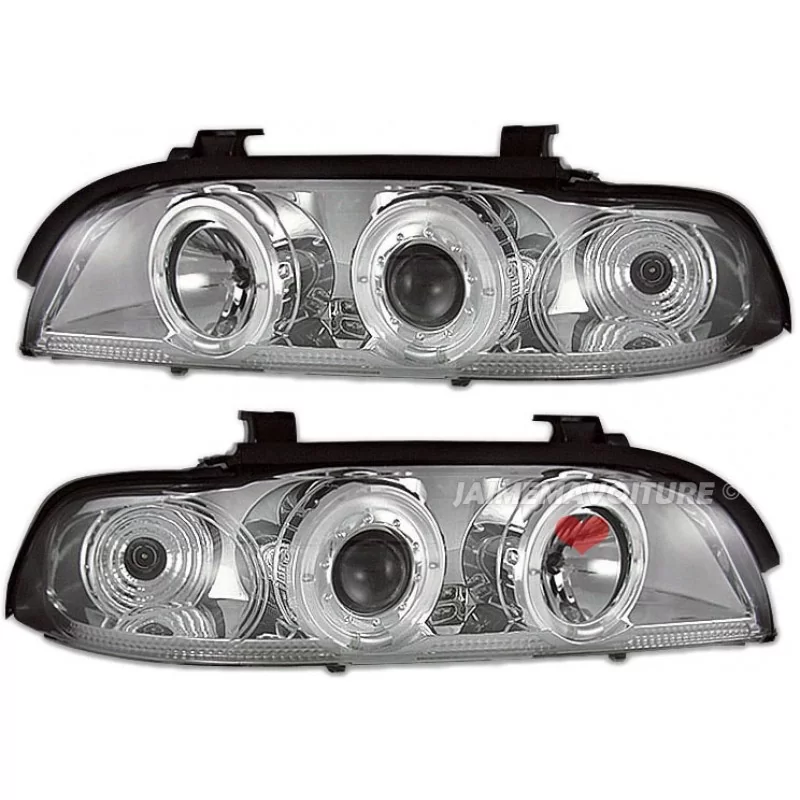 Headlights angel eyes 3D led BMW series 5 E39