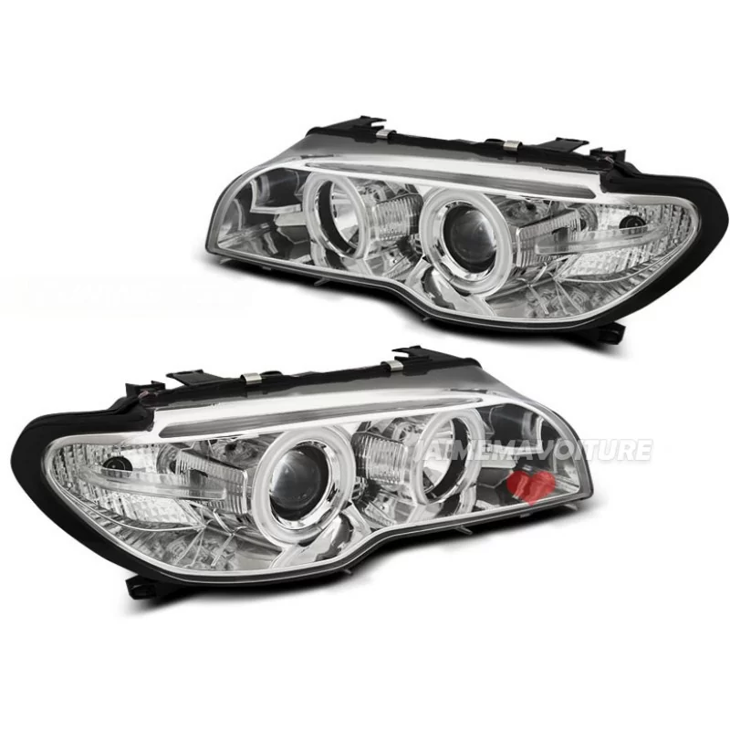 Angel Eyes LED Headlights - BMW E46 3 Series