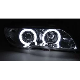 D2S Xenon Scheinwerfer mit CCFL Angel Eyes für BMW 3 Serie E46 