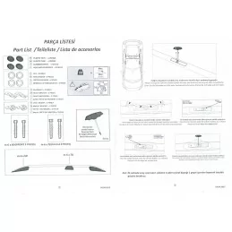 Peugeot 3008 roof bars