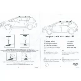 Peugeot 3008 roof bars