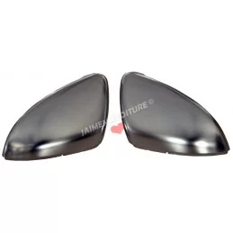 Coques de rétroviseurs alu mat VW Golf 7