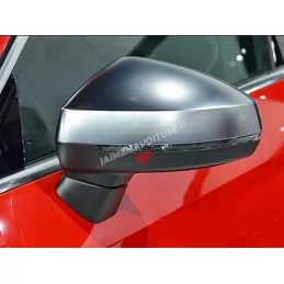 Coques de rétroviseurs alu mat Audi A3 8V