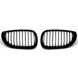 Paire de grilles de calandre noire matte pour BMW Série 5 E60 M5