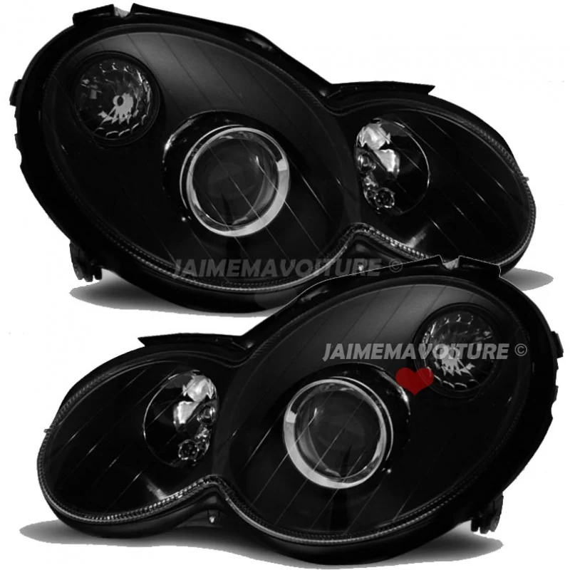 Frente Faros Mercedes Clase C Coupe Frente Faros Mercedes Clase C Coupe