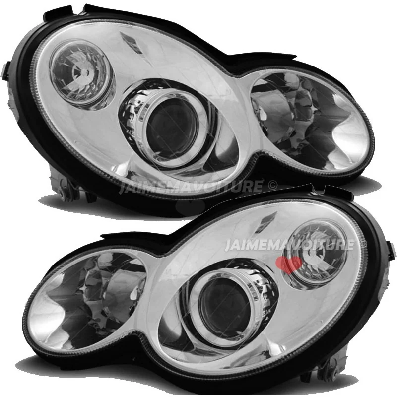 Front headlights Mercedes class C Cup C203