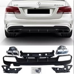 Paraurti posteriore e terminale di scarico AMG Mercedes Classe E W212 E63