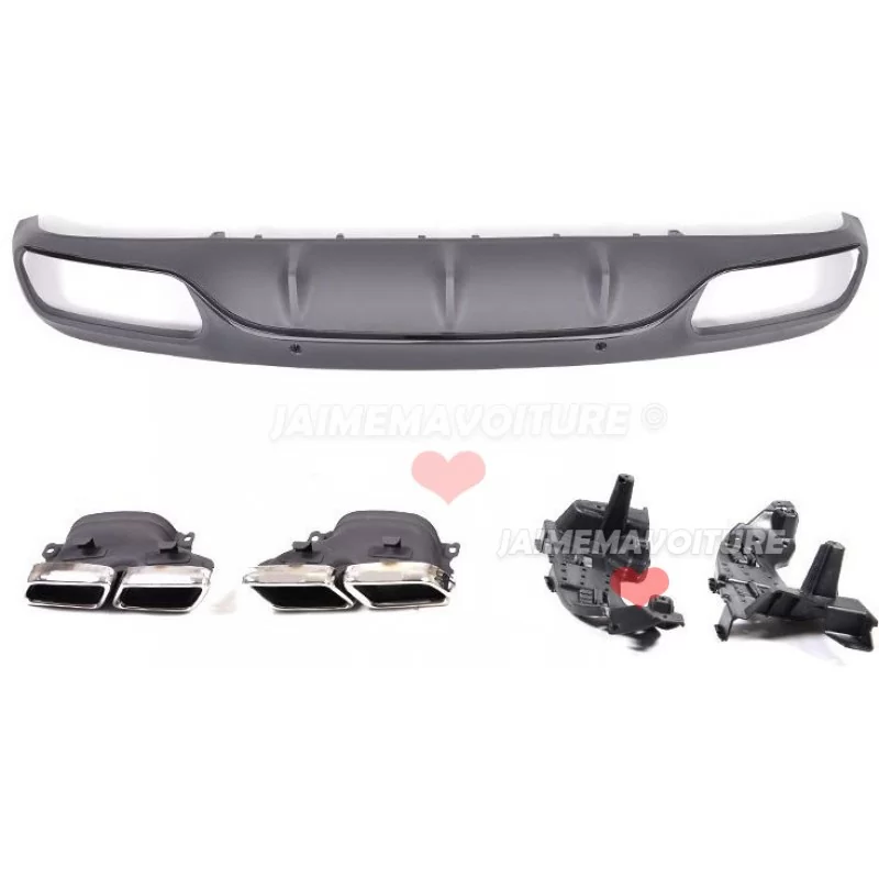 Heckstoßstange Spitze Auspuff Mercedes Klasse C Schnitt C63 AMG Heckstoßstange Spitze Auspuff Mercedes Klasse C Schnitt C63 AMG