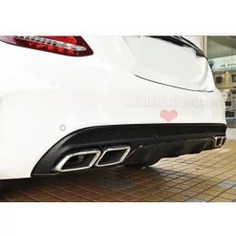 Rear bumper and exhaust tip class C W205 C63 AMG Mercedes