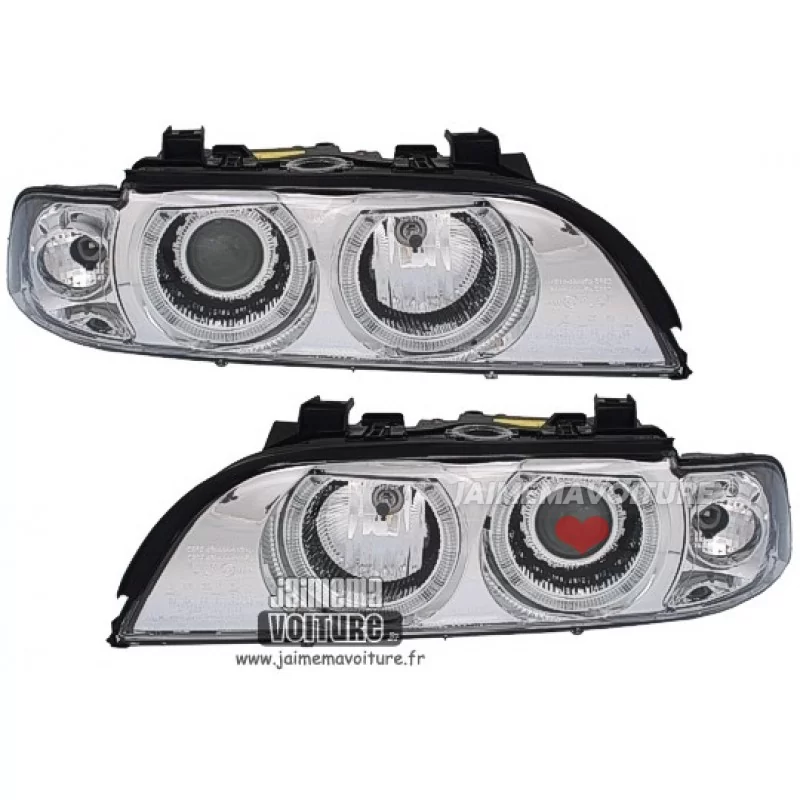 Angel lights eyes tuning BMW E39 5 series Angel lights eyes tuning BMW E39 5 series