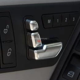 Couvre boutons de réglage de sièges Mercedes ML / Classe B / C / E / CLS / CLA / GLK / GL