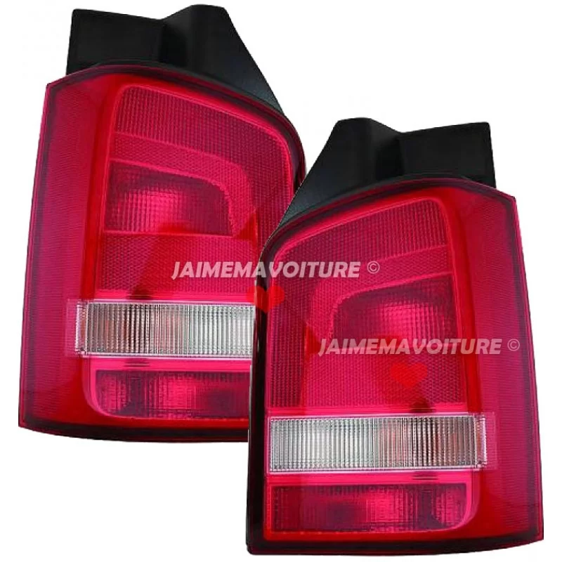 VW T5 facelift luci posteriori Rosso bianco VW T5 facelift luci posteriori Rosso bianco